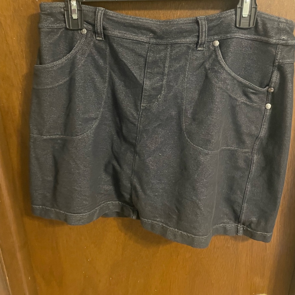 Denim skort